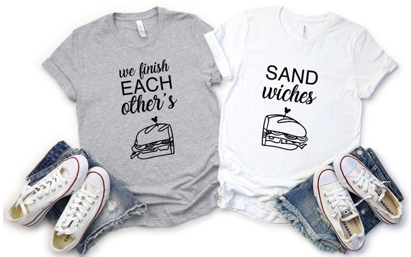 We Finish Each Other's Sandwiches Couple Shirts, Couple Shirts, Hans and Anna Tees, Men Women, Disney Frozen T-Shirt, Couples Shirts.jpg