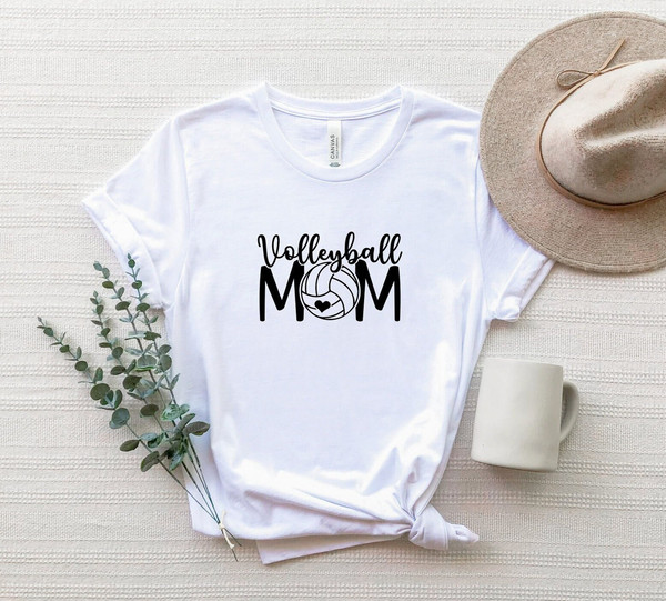 Volleyball Mom Shirt, Volleyball Mom T-Shirt, Game Day Shirt, Sports Mom Shirt, Volleyball Mom Gift, Mothers Day Gift, Volleyball Mom Tee.jpg