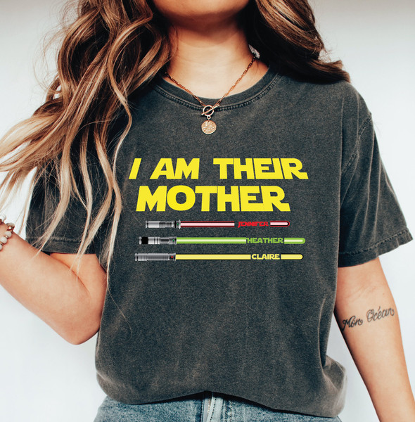 Comfort ColorsI Am Their Mother Personalized Shirt, Custom I am Their Mother Tshirt, Mom Gift Shirt, Mom Shirt With Kids Names,  Gift-295.jpg