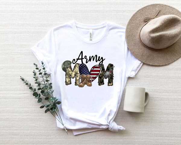 Army Mom Shirt, Military Shirt, Cool Mom Shirt, Proud Army Shirt, Military Family Support Shirt, Soldier Mom Gift, Army Graduation Shirt.jpg