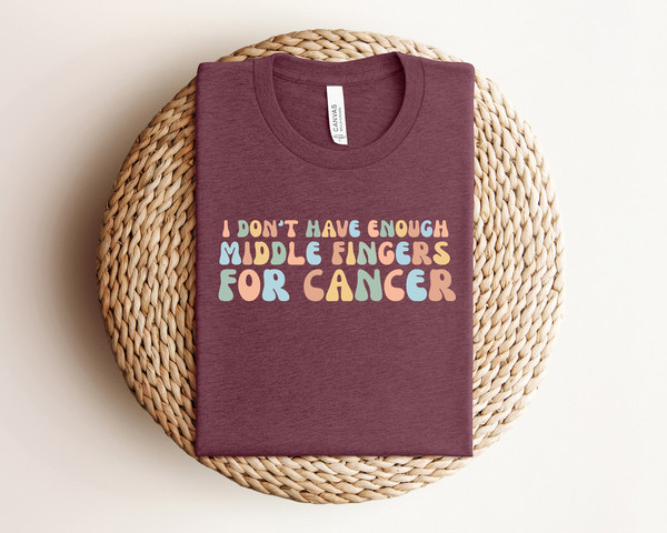 I Don't Have Enough Middle Fingers For Cancer Shirt, Fight Cancer Sweatshirt, Cancer Awareness Shirt, Pink Ribbon Shirt, Pink Day Sweatshirt.jpg