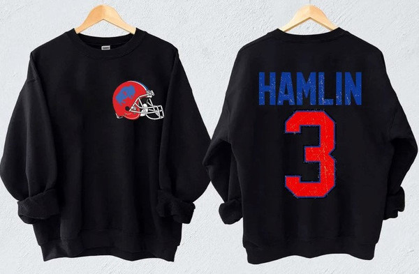 Love For 3 Damar Hamlin Bills Helmet Sweatshirt.jpg