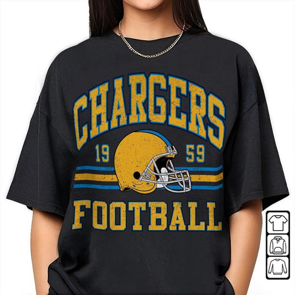 Chargers Football Sweatshirt, Shirt Retro Style 90s Vintage Unisex Crewneck, Graphic Tee Gift For Football Fan Sport L1409.jpg