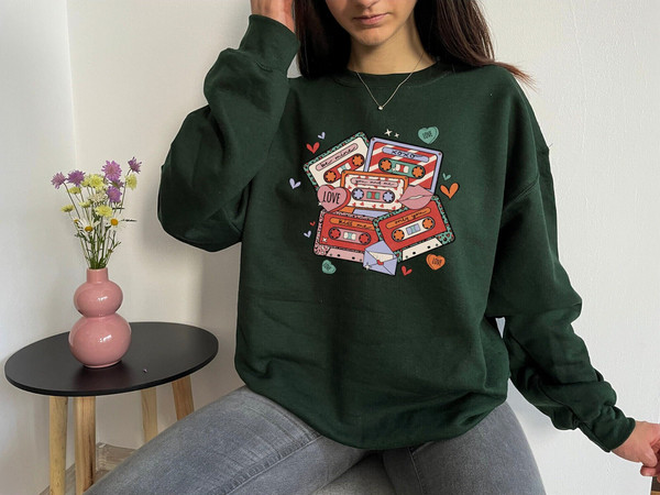 Western Valentine Sweatshirt, Retro Valentine Shirt,  Love Sweatshirt, Couple Sweatshirt, Gift For Valentine.jpg