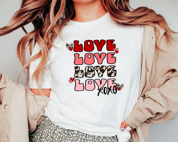 Valentine's Day Shirt, Love Love Love Shirt, VDay Shirt, Cute Valentines Shirt, Valentines Shirt, Valentine Shirt,.jpg