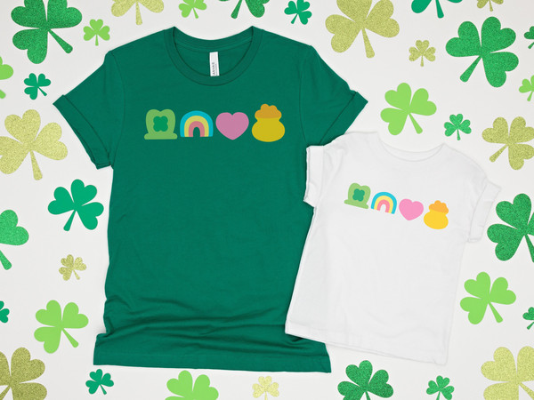 Mommy and Me St Patricks Day Shirts, Lucky Charm Shirt, Mommy and Me Outfit, Boy Mama Shirt, Matching Mom and Son St Pattys Day lucky Shirt.jpg