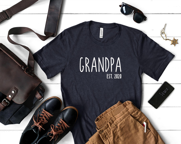 Grandpa Est 2023 Shirt, Grandpa Shirts, New Grandpa Shirt, New Grandpa Gift, Shirts for Grandpa, Baby Announcement, New Grandpa, Baby.jpg