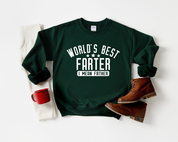 World's Best Farter I Mean Father Tee, Funny Dad Shirt, Father's Day Gift, Husband Shirt, Dad gift, Dad Shirt, Funny Father's Day Shirt.jpg