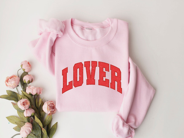 Lover Sweatshirt, Lover Valentines Sweater, Valentines Day Hoodie, Cute Valentine Gift Shirt, Valentine Lover Gifts, Lover Tee, Love Sweater.jpg