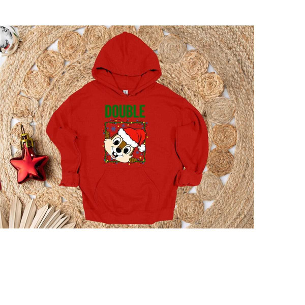 Chip and Dale sweatshirt, Double Trouble Hoodie, Disney Couple Shirts, Couples Matching Shirts, Disney Vacation shirt, S.jpg