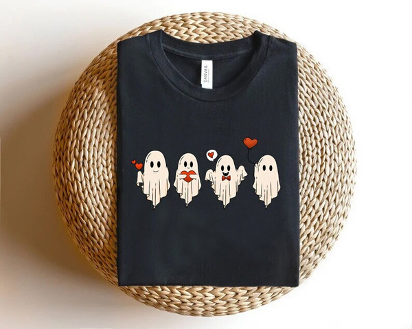 Valentine ghost shirt,  boo valentine, Valentine Sweatshirt, Valentine Gnome, valentine shirt, valentine's day shirt, xoxo, valentine gift.jpg