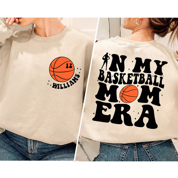 In My Basketball Mom Era Shirt, Retro Basketball Season Shirt, Basketball Shirt, High School Basketball Tee, Basketball Mom Shirt.jpg