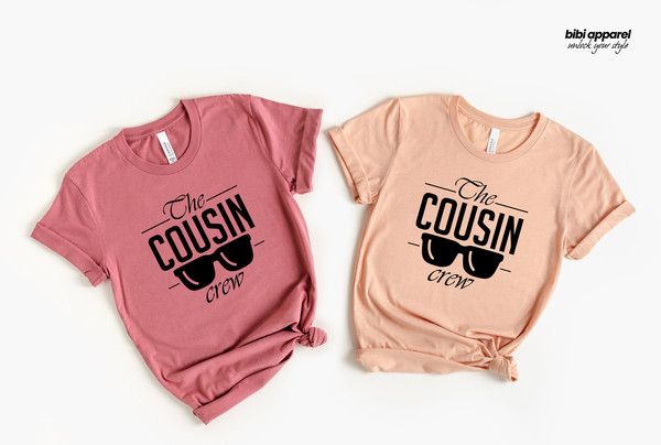 Cousin Crew Matching Family Shirts, Cousin Crew 2022 Summer T-Shirt, Cousin Shirt New To The Cousin Crew T-shirts, Family Cousin Gifts.jpg