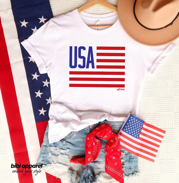 4th of July shirt, American Flag Shirt, USA shirt, USA Flag Shirt, Patriotic T-Shirts, USA Flag Family Matching, 4th of July family shirts.jpg