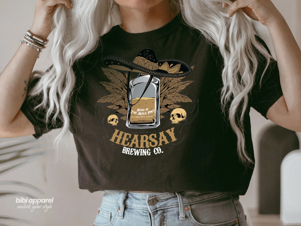 Hearsay Drinking Company, Always Happy Hour, Funny Drinking Bar Shirt Woman's Novelty Tank Top T-Shirt Muscle Tank Shirt.jpg