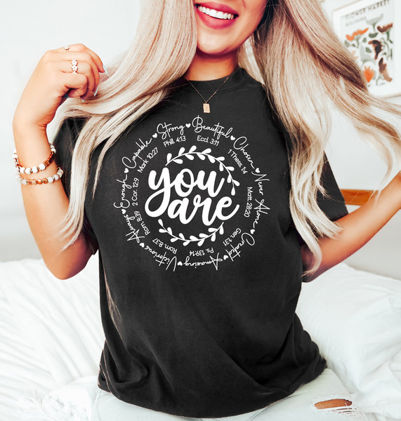 You are beautiful strong Shirt, Christians Shirts, Religious Shirt, She Is Strong Shirt For Women, Mothers Day Gifts, Religious Custom..jpg