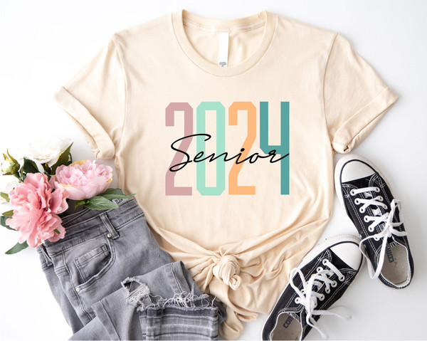 Senior 2024 T-Shirt, Graduation 2024 T-Shirt, Back To School Gift T-Shirt, Senior Gift Graduation Shirt, Graduation Shirt, School Shirt.jpg