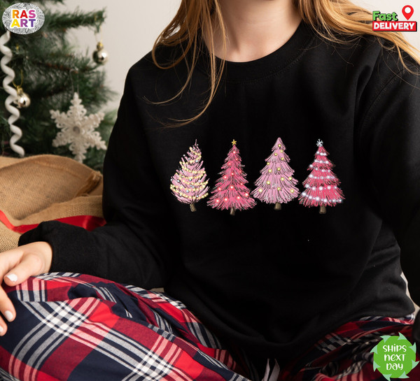 Christmas Trees Sweatshirt, Merry Christmas Shirt, Xmas Sweatshirt, Happy New Year Shirt, Christmas Trip Shirt, Xmas Trees Shirt.jpg