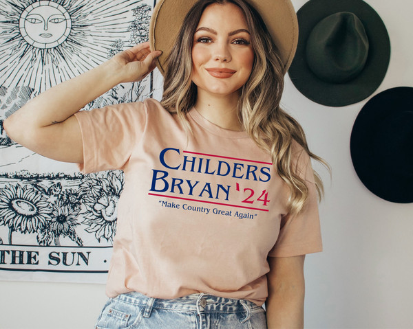 Childers Bryan 24 Shirt, Country Music Shirt, Make Country Great Again Shirt, Western Election T Shirt, 90s Western Shirt, Zach Bryan Shirt..jpg