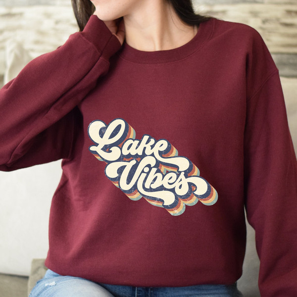 Lake Vibes Sweat,Vacation Sweat,Family Matching Sweat,Lake SweatFor Women,Lake Sweat,Gift For Lake Lover,Lake Sweat For Her.jpg