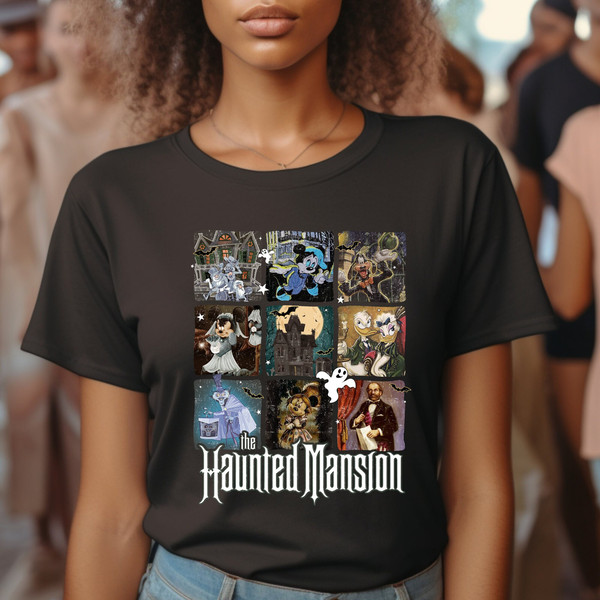 Haunted Mansion Shirt, The Haunted Mansion Map Shirt, Stretching Room, Disneyland Trip Tee, Retro Disney Halloween, Disneyland Trip Tee, 5XL.jpg