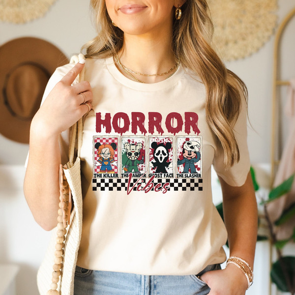 Retro Mickey Horror Vibes ShirtHoodieSweatshirt, 5XL, Scary Movie, Horror Movie Characters, Horror Characters Shirt, Trendy Halloween Tee.jpg