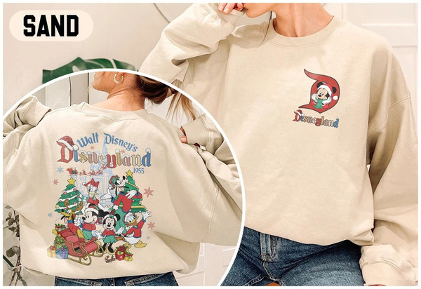 Mickey & Friends Disneyland Christmas Sweatshirt, Vintage Disney Christmas Party 2023 Shirt, Disney Castle Shirt, Christmas Disney Family.jpg