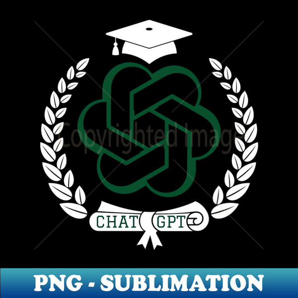 Chat gpt University - PNG Transparent Sublimation Design