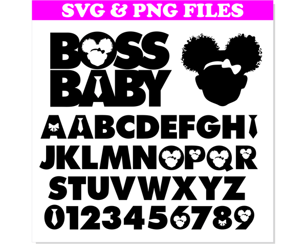 Afro Boss Baby Girl Font svg 2.png