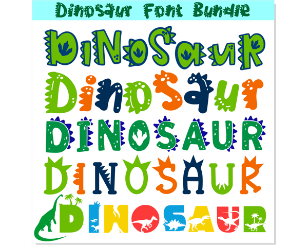 Dinosaur Font Bundle 1.png