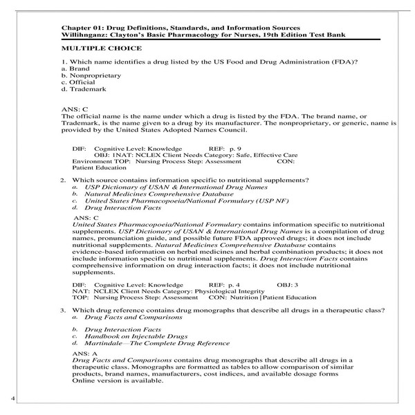 TEST BANK CLAYTON’S BASIC PHARMACOLOGY FOR NURSES, 19TH EDITION, WILLIHNGANZ-1-10_00003.jpg