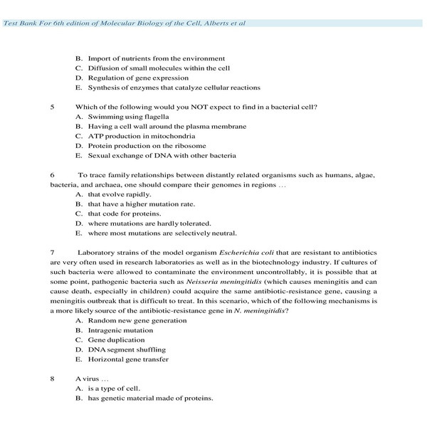 Test Bank for 6th Edition of Molecular Biology of the Cell, Alberts et al-1-10_00004.jpg