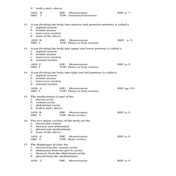 Test Bank for Structure & Function of the Body 16th Edition Kevin T. Patton & Gary A. Thibodeau-1-10_00005.jpg