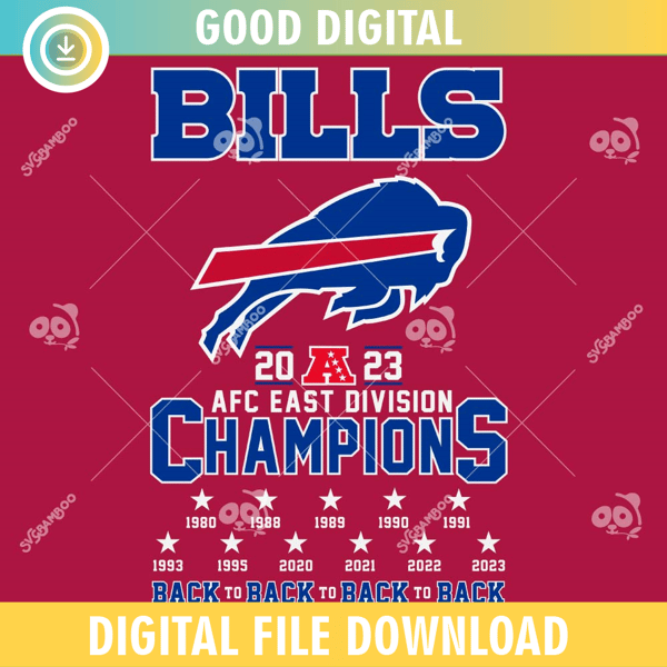 Afc East Champions 2023 SVG, Bills Afc East Division.jpg