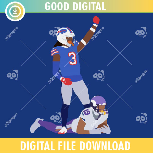 Damar Hamlin Digital SVG PNG, Buffalo Bills Damar Hamlin.jpg