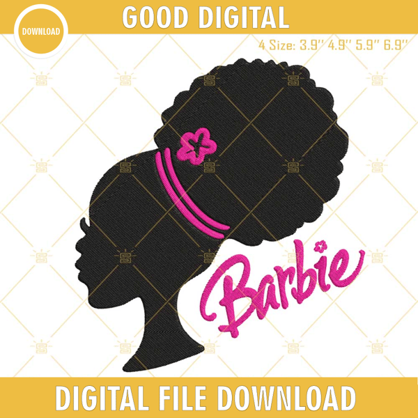 Black Barbie Embroidery Designs, Afro Barbie Girl Embroidery Files.jpg