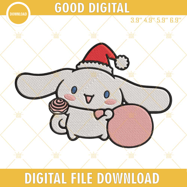 Cinnamoroll Merry Christmas Embroidery Design Files.jpg