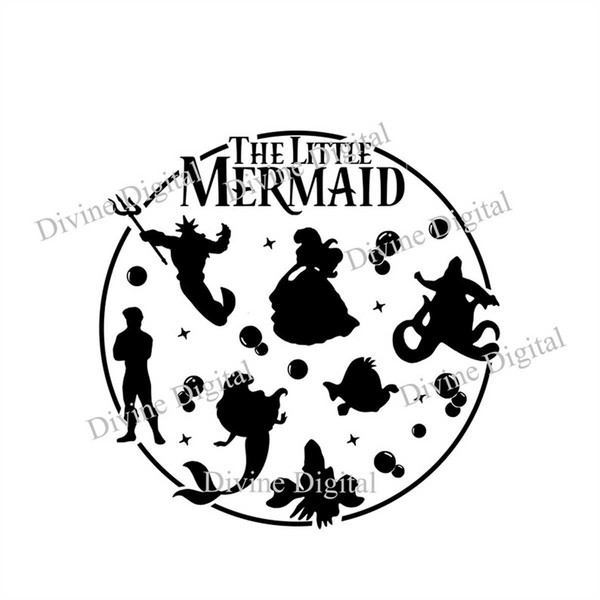 little mermaid title font