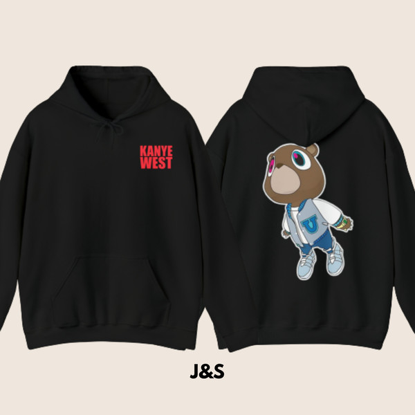 Kanye West Graduation Bear Hoodie  8 Colors Available  Unisex Men's Women's Hoodie  Size S - 5XL.jpg