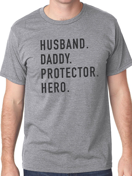 Husband Gift  Husband Daddy Protector Hero Shirt  Gift for Husband - Funny Shirts for Men - Fathers Day Gift - Husband Shirt, Gift for Him.jpg