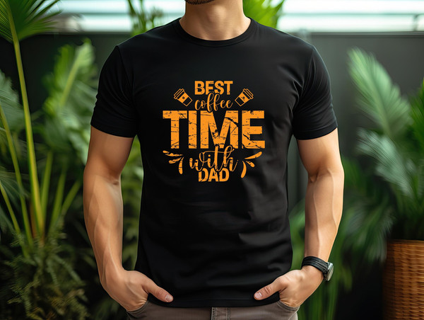 best coffe time with dad Shirt, gift dad shirt, Funny Gifts For Dad, Best Dad TShirt, Custom Dad Shirt, christmas gift for dad.jpg
