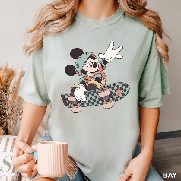 Mickey Mouse Skateborad, Disney Mickey Shirt, Mickey Skateboarding, Disney Trip Shirt, Disney Vacation, Disney Family Shirt, 121133.jpg