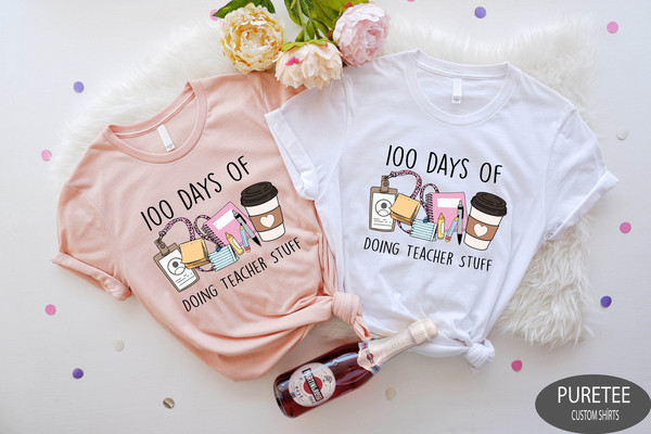 100 Days of Doing Teacher Things Sweatshirt, 100 Days of School Shirt, 100 Days Celebration Shirt, Teacher Gift, Happy 100 Days Of School.jpg