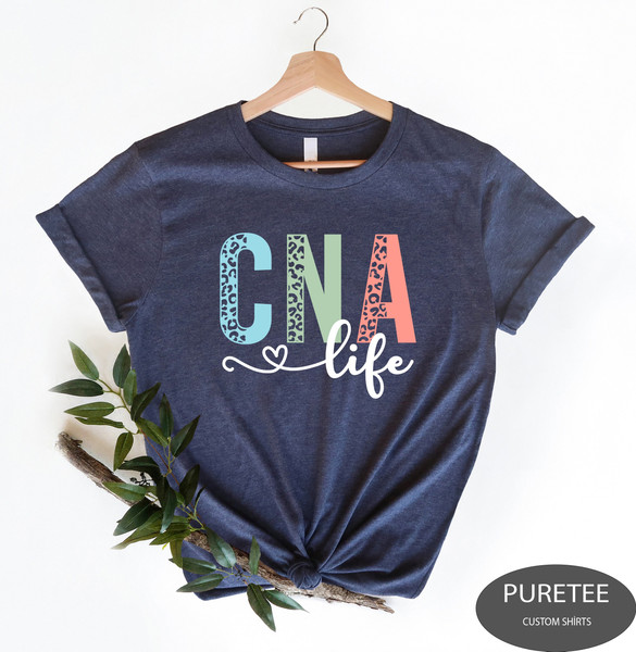 CNA Life Shirt, CNA Definition, cna Shirt, Certified Nursing Assistant Shirt, cna Tee, cna Shirt, Funny CNA Shirt, Leopard cna.jpg