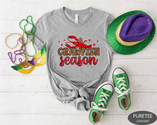 Crawfish Season Sweatshirt, Mardi Gras Sweatshirt, Purple Green Gold Mardi Gras, Mardi Gras Celebration Shirt, Mardi Gras Carnival Shirt.jpg