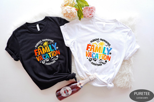 Family Vacation 2024 Making Memories Together Shirt, Summer 2024 Tshirt, 2024 Family Vacation Tees, Trip Tshirts, Family Vacation Shirts.jpg