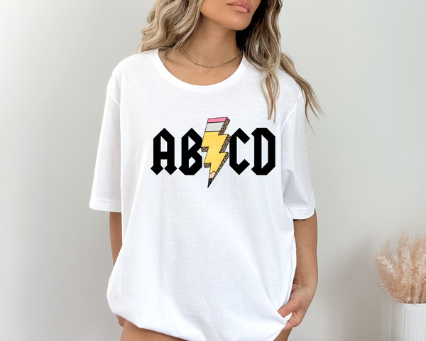 ABCD Shirt, Cute Teacher Shirts, Funny Teacher Shirt, Preschool Teacher Shirt, Prek Teacher Shirt, Kindergarten Teacher Shirts, School Shirt.jpg