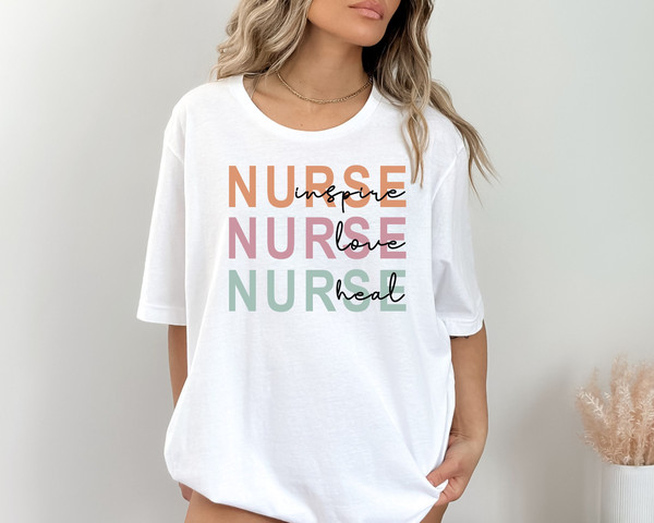 Nurse Love Inspire Heal Shirt, Nursing Shirt, Nurse Week Shirt, Nursing School Tee, RN Shirt, Registered Nurse Shirt, Nurse Shirt.jpg