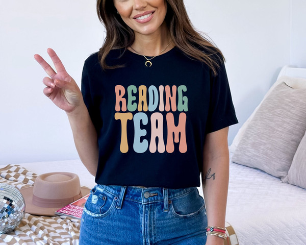 Reading Team Teacher Shirt, Reading Squad Shirt, Read Shirt, Book Shirt, Reading Shirt, Book Lover Shirt, Librarian Gift, Teacher Shirt.jpg