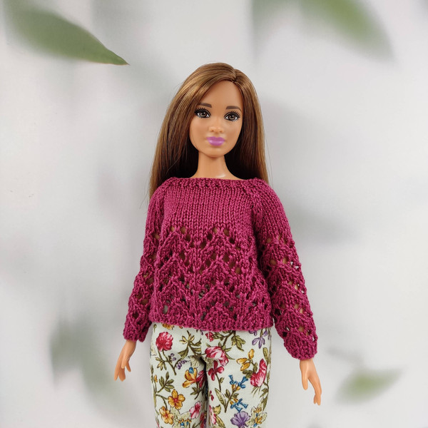 Barbie curvy clothes 6 colors sweater - Inspire Uplift